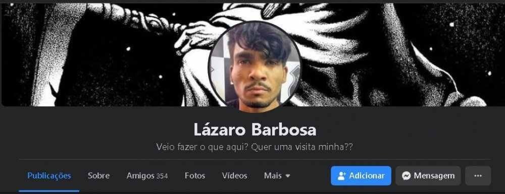 Facebook tem 346 perfis falsos de Lázaro; foragido também está na Wikipédia - Reprodução/Facebook