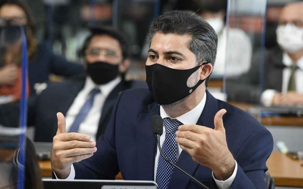Marcos Rogério provoca bate-boca na CPI ao chamar oposição de 'aloprada' - Senado Federal/Reprodução