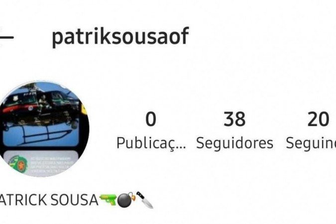 Lázaro cria conta falsa no Instagram com um celular roubado - Material obtido pelo Correio