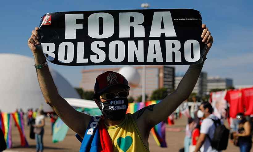 Após avanço da CPI, atos contra Bolsonaro são antecipados para 3 de julho - Sergio Lima / AFP

