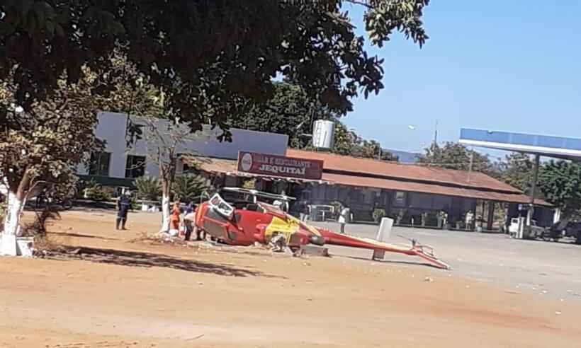 Cai helicóptero do Corpo de Bombeiros de Minas - CBMMG