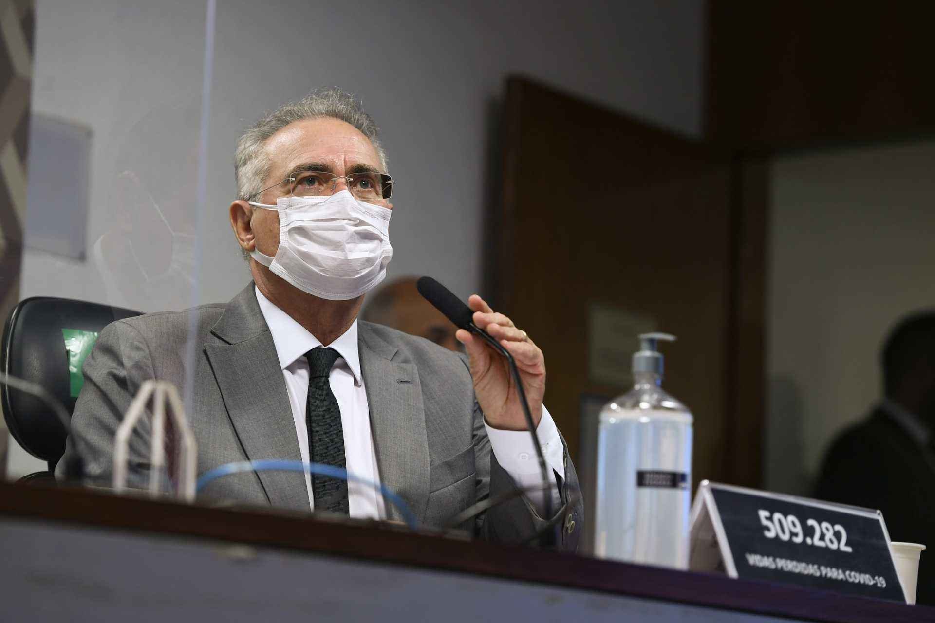 Renan sobre Pazuello: 'Nomear namorada para função na Saúde é gravíssimo' - Edilson Rodrigues/Agência Senado