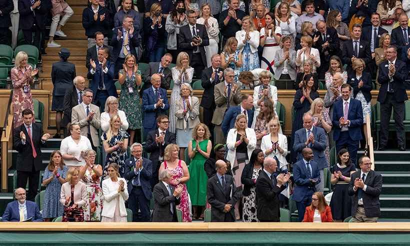 AstraZeneca: cientista da Oxford é aplaudida de pé em Wimbledon - Joe Toth/AFP