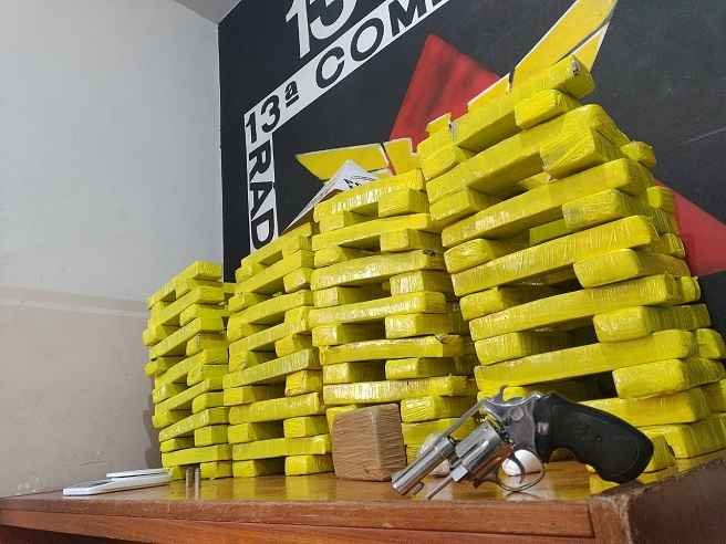 PM apreende 110 quilos de maconha em BH e Sabará - PMMG/Divulgação