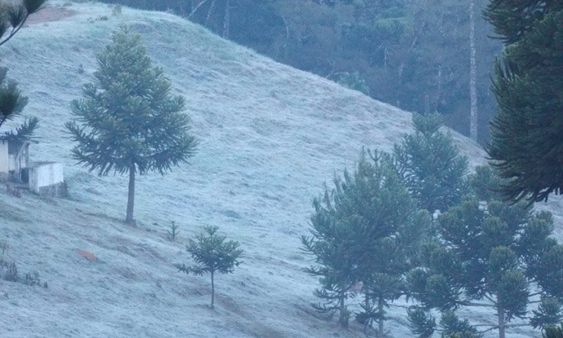 Termômetros em queda: entenda o alerta de frio severo em Minas - Hotel Cabeça de Boi/Divulgação
