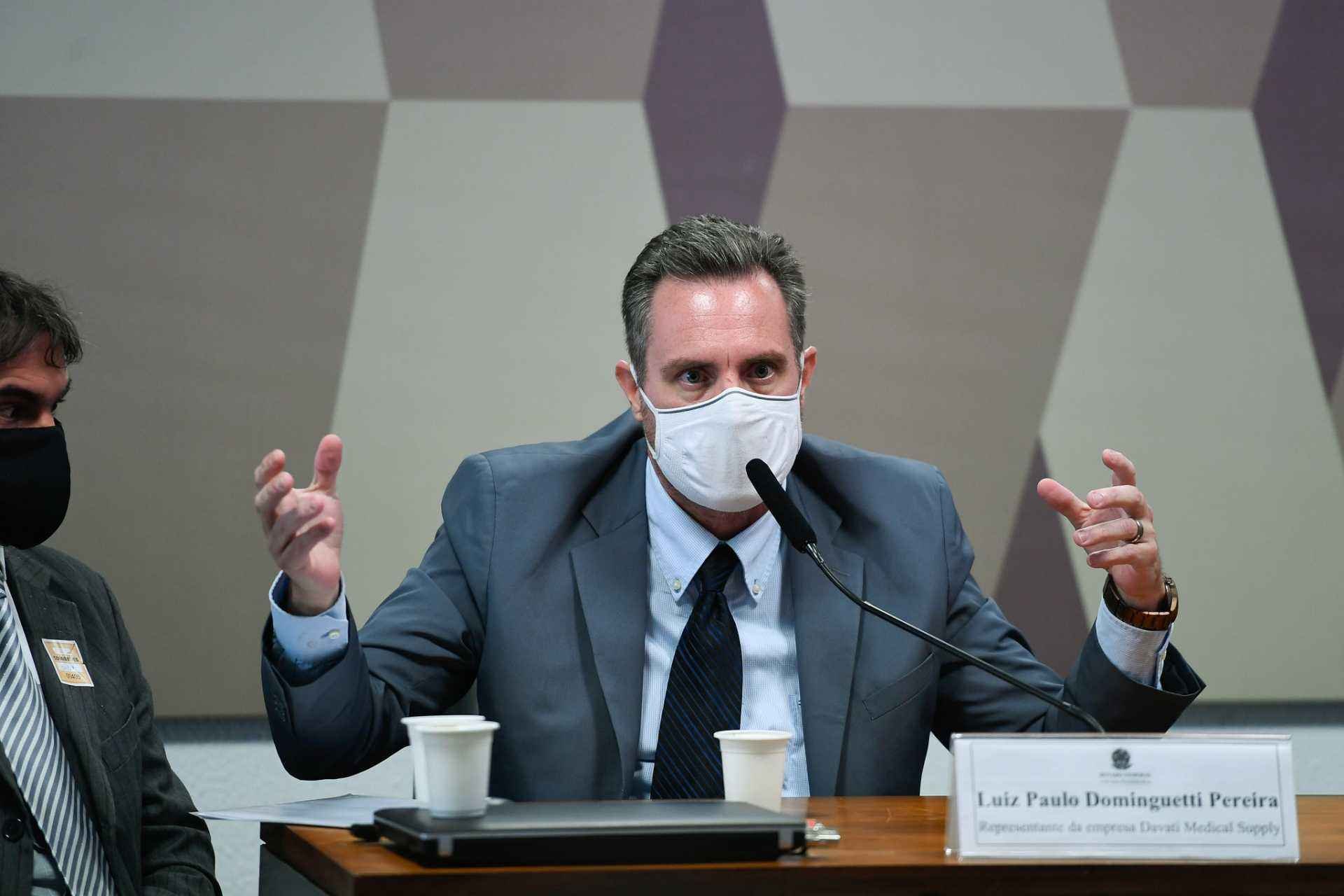 Dominguetti compartilhou posts pró-Bolsonaro: 'Esse é o meu presidente' - Edilson Rodrigues/Agência Senado