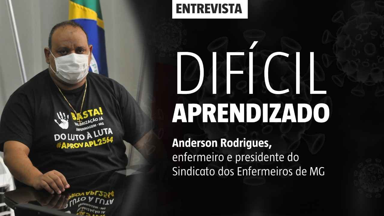'Não tinha suporte': enfermeiro expõe luta e aprendizados da COVID-19 - Gladyston Rodrigues/EM/D.A. Press