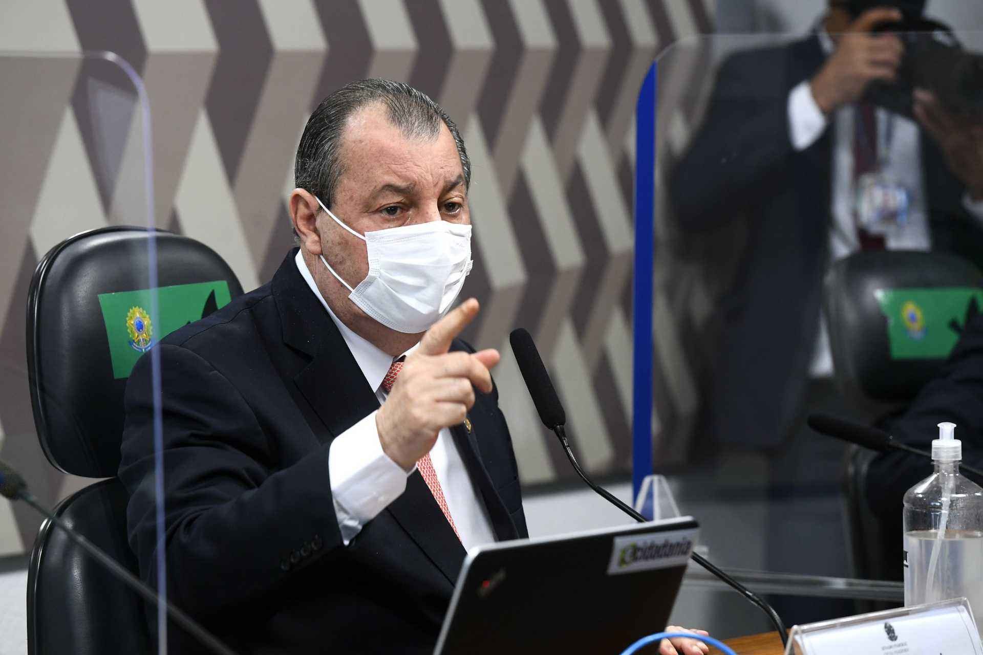 Aziz confirma que CPI não será interrompida durante o recesso parlamentar - Marcos Oliveira/Agência Senado