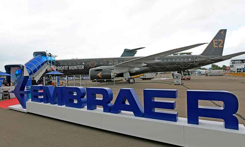 Céu de brigadeiro volta a cobrir os negócios da Embraer - Roslan Rahman/AFP-10/11/20