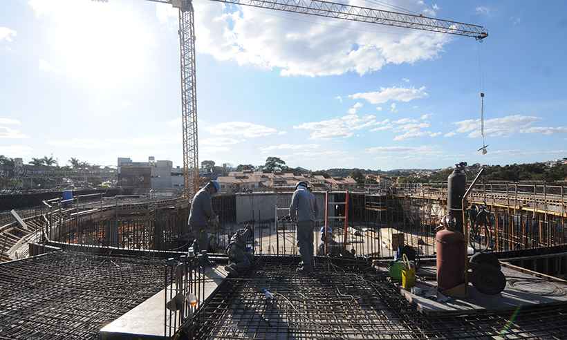 Obras da Catedral Cristo Rei entram em nova fase - Juarez Rodrigues/EM/D.A Press