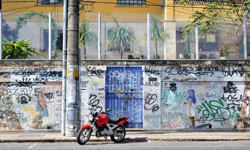 Câmara de BH aprova projeto de combate à pichação e incentivo ao grafite - Gladyston Rodrigues/EM/D.A Press