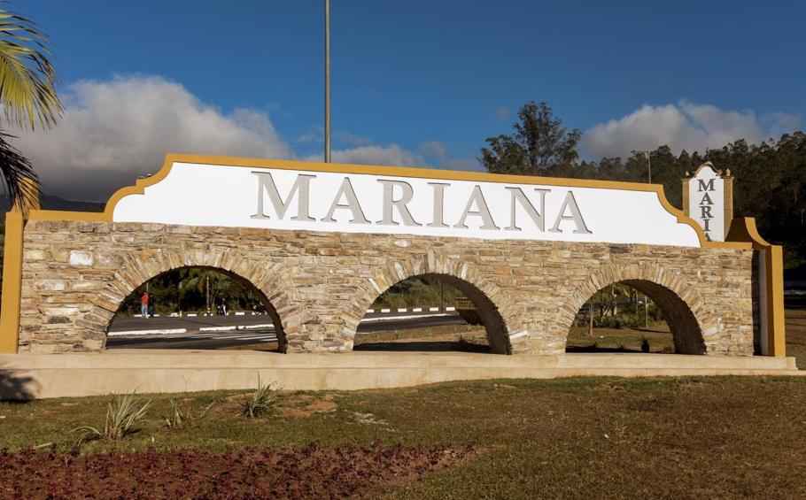 Cidade de Mariana ganha dois monumentos no Dia de Minas: 'Orgulho' - Prefeitura de Mariana/Divulgação