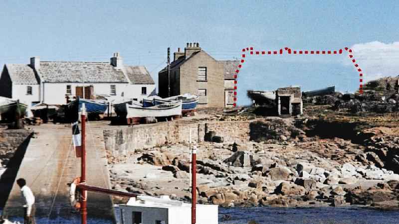 O mistério da casa que desapareceu em uma ilha da Irlanda - BBC