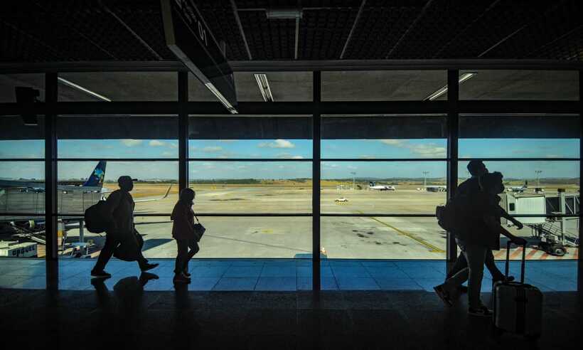 Companhias ampliam frequência de voos no Aeroporto Internacional de BH - Leandro Couri/EM/D.A Press
