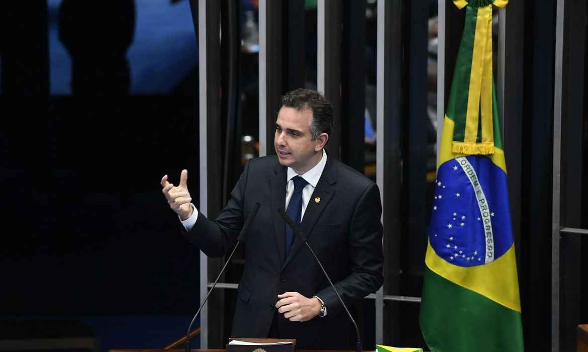Pacheco defende voto eletrônico e diz que mudança só caberá ao Congresso - Marcos Oliveira/Agência Senado