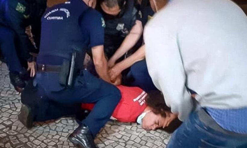 Vereador de Curitiba é detido após manifestação contra Bolsonaro - Reprodução de Internet