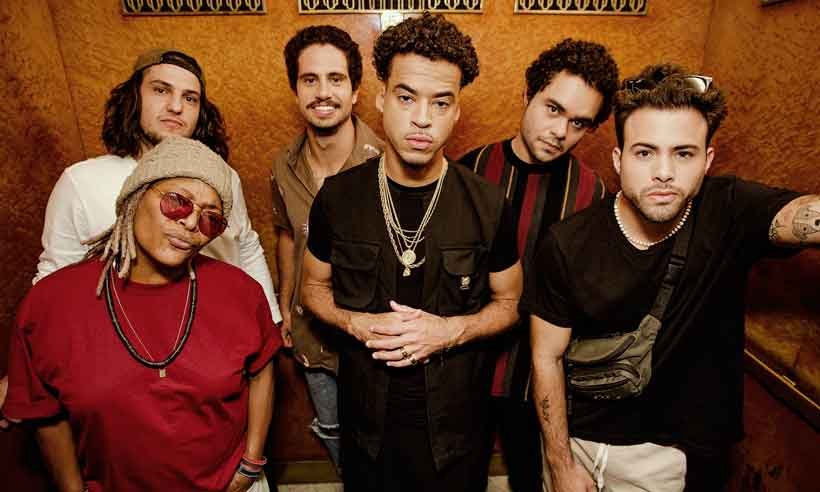 Lagum, com Mart'nália e o rapper L7nnon, estão juntos em "Eita menina" - Sarah Leal/Divulgação