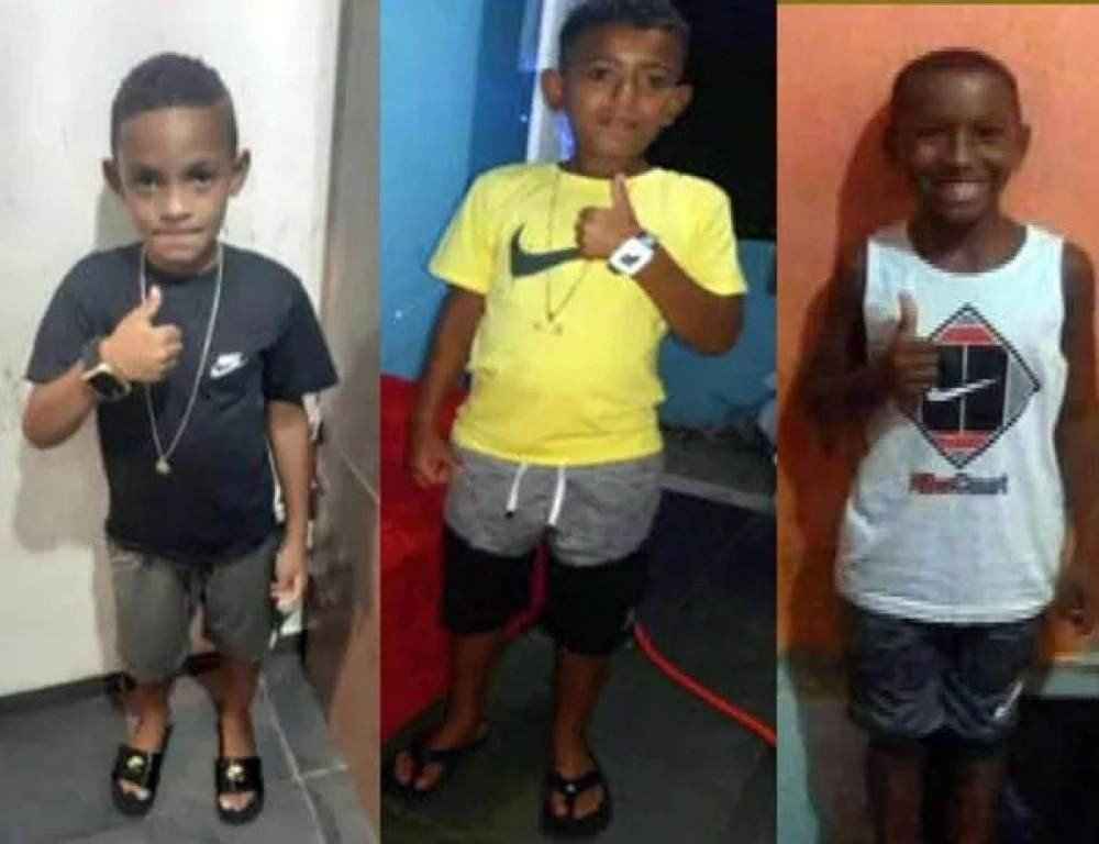 Polícia encontra ossada em busca por meninos desaparecidos em Belford Roxo - Reprodução/TV Globo