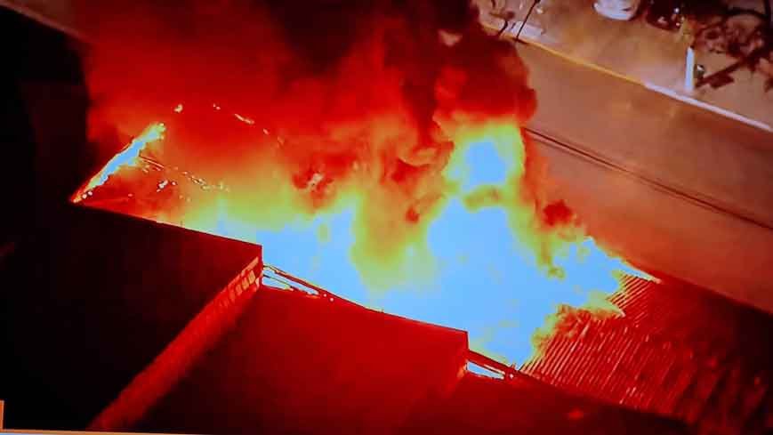 Governo havia sido alertado sobre situação de abandono de galpão incendiado - Twitter/Reprodução
