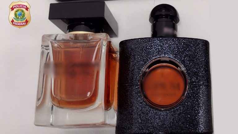Homem é preso em flagrante após furtar perfumes no Aeroporto de Confins - Divulgação/Polícia Federal