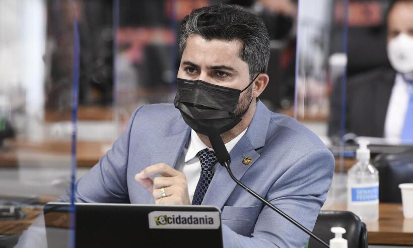 Marcos Rogério para Aziz: 'Não tem autoridade para criticar Bolsonaro' -  Jefferson Rudy/Agência Senado