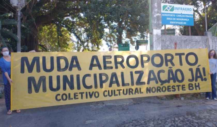 Belo-horizontinos vão às ruas pela desativação do aeroporto Carlos Prates  - Coletivo Cultural Noroeste BH/Divulgação 