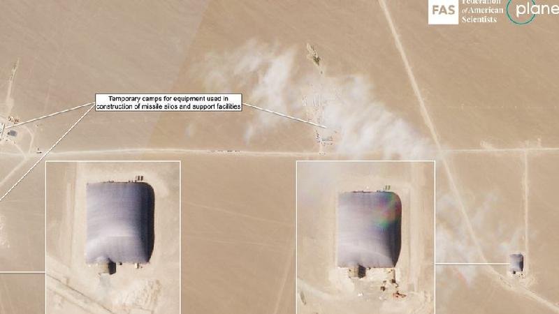As novas estruturas para mísseis nucleares na China que preocupam os EUA - FAS/PLANET LAB INC