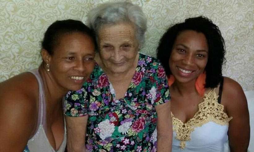 Internada em Carangola, idosa de 105 anos vence COVID e volta para casa - Arquivo pessoal