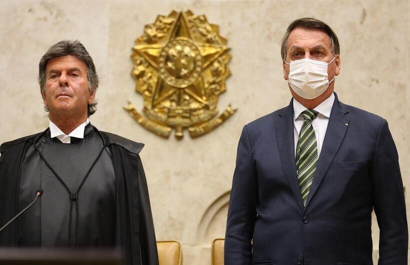 Bolsonaro culpa imprensa por ter tido reunião com Fux cancelada - Marcos Corrêa/PR