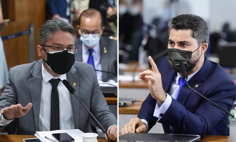 Alessandro Vieira briga com Marcos Rogério: 'Só reitera mentiras' -  Pedro França/Agência Senado