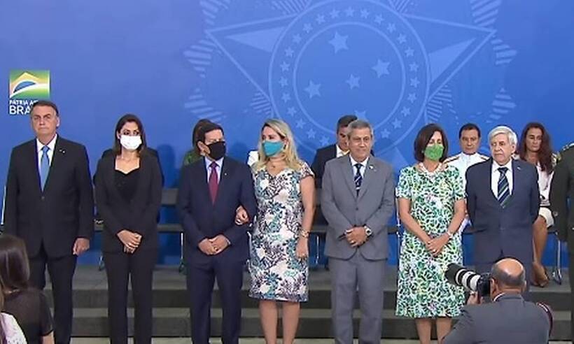 Chefe de cerimonial do Planalto diz que uso de máscara é opcional - Tv Brasil/Reprodução