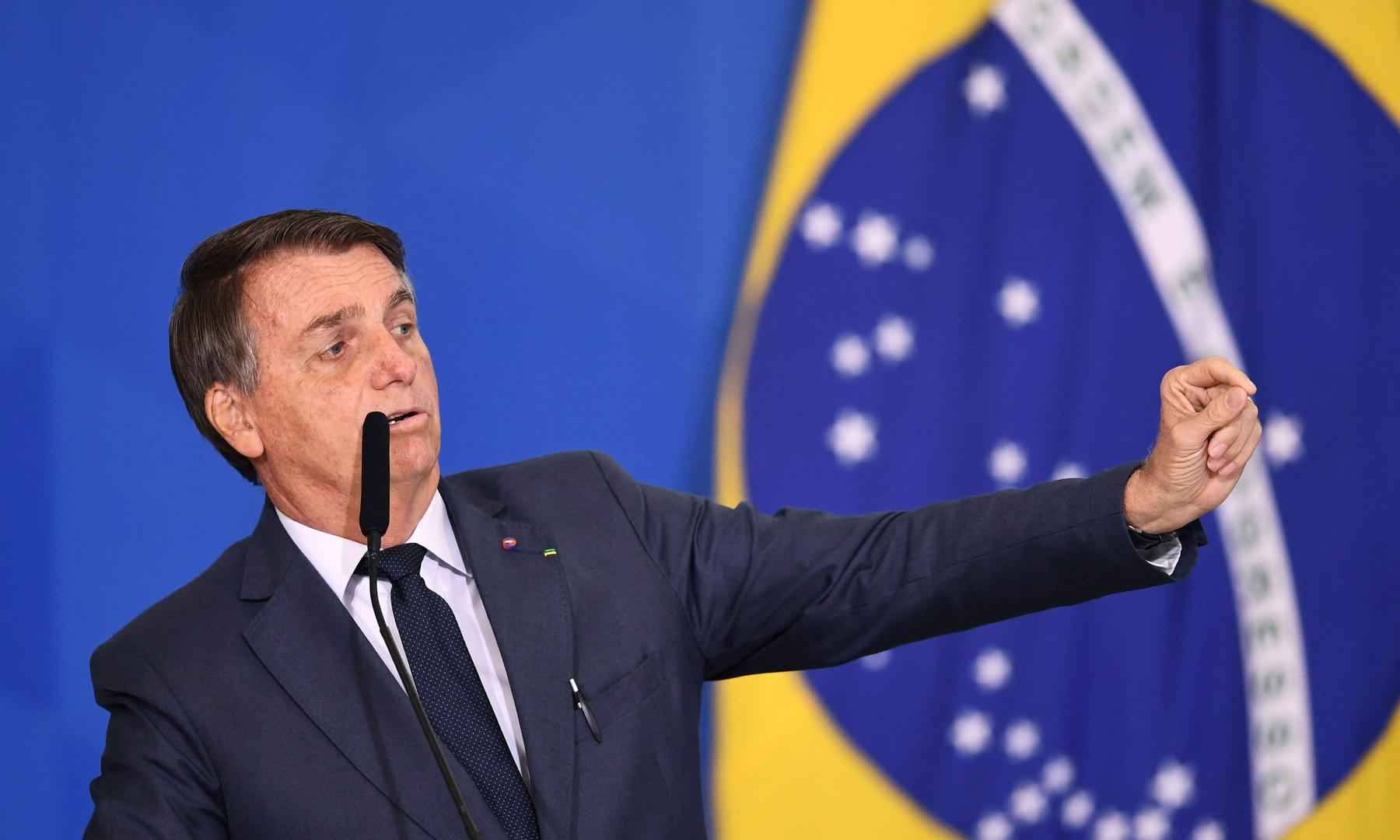 Bolsonaro sobre Barroso: 'Pega mal mentir. Ou então você é um tapado' - EVARISTO SA / AFP