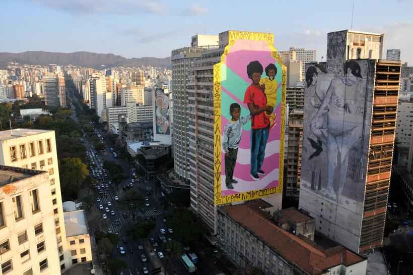 Prisão de artista reacende discussão sobre arte urbana em Belo Horizonte - Ramon Lisboa/EM/D.A Press.