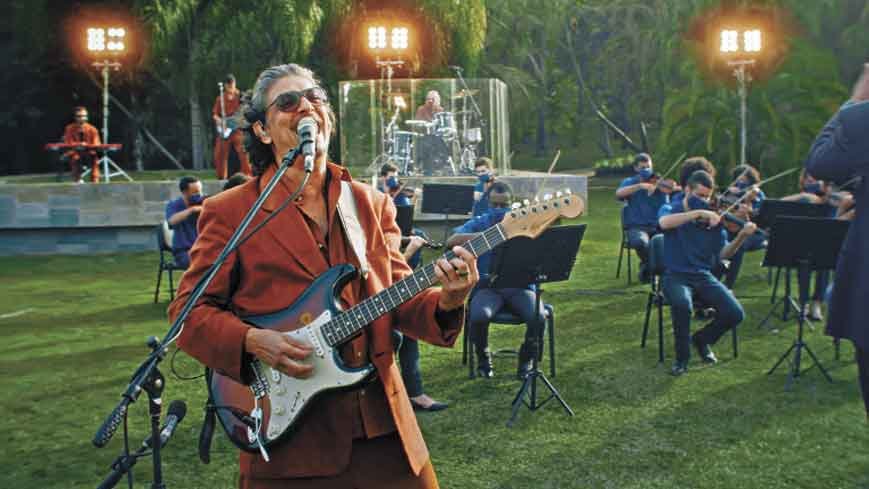 Pedro Luís faz show em homenagem a Luiz Melodia na Cosmococa - Raval Filmes/Divulgação