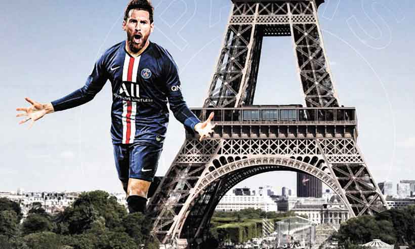 Messi faz o marketing  do futebol girar no PSG - Reprodução/Facebook