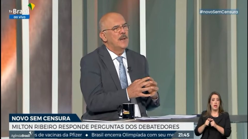 Ministro da Educação: Alunos com deficiência 'atrapalham'  - TV Brasil/Reprodução