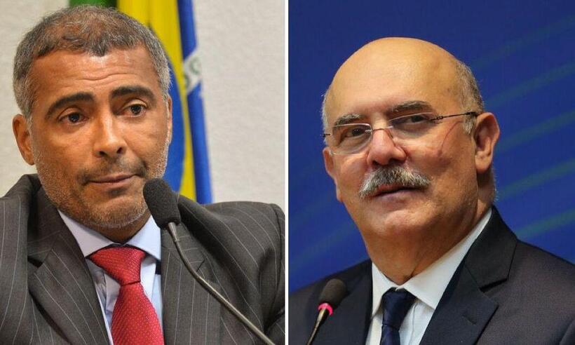 Romário discute com ministro da Educação: 'Toma vergonha na cara' - Agência Brasil/Reprodução