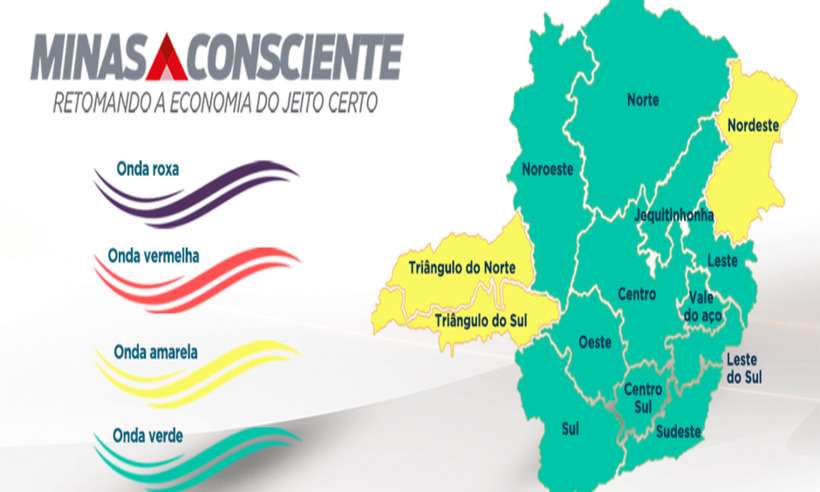 Minas Consciente: estado não tem nenhuma região na onda vermelha do plano  - Imprensa MG - Governo de Minas/Divulgação 