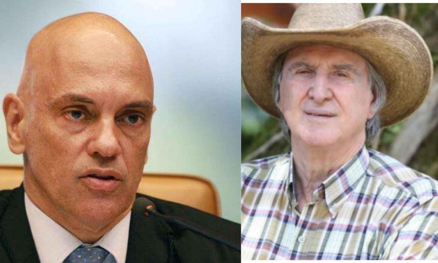 STF proíbe cantor Sérgio Reis de se aproximar da Praça dos Três Poderes - Nelson Jr./Supremo Tribunal Federal e Instagram/ reprodução