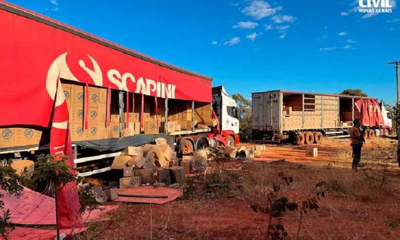 Polícia prende integrantes de quadrilha de roubo de cargas em Pirapora - PCMG