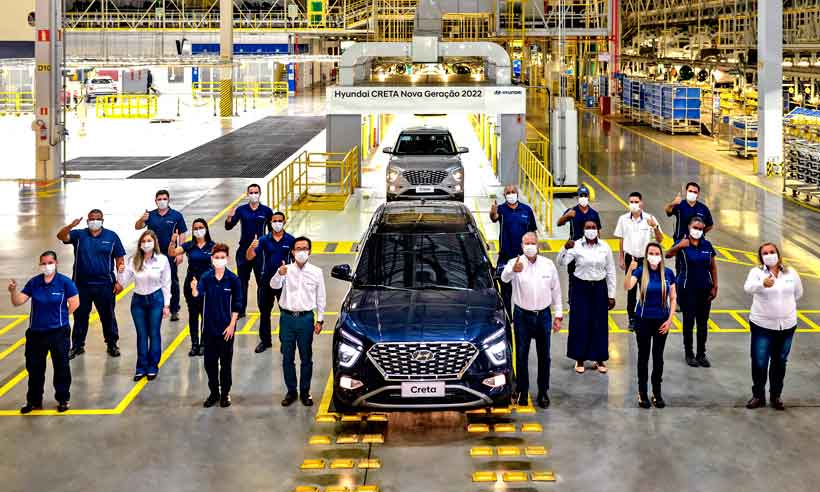 Hyundai inicia a produção do novo Creta em Piracicaba - Hyundai/Divulgação