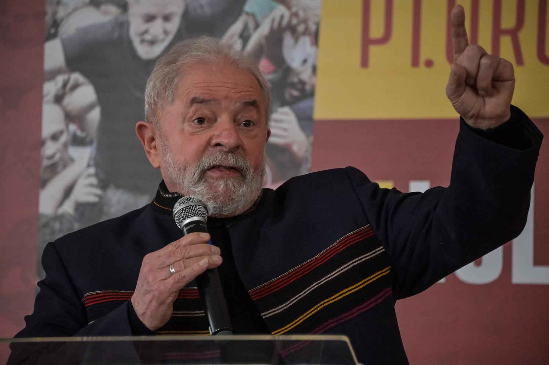 Lula: Justiça Federal rejeita denúncia em caso do sítio de Atibaia - NELSON ALMEIDA / AFP
