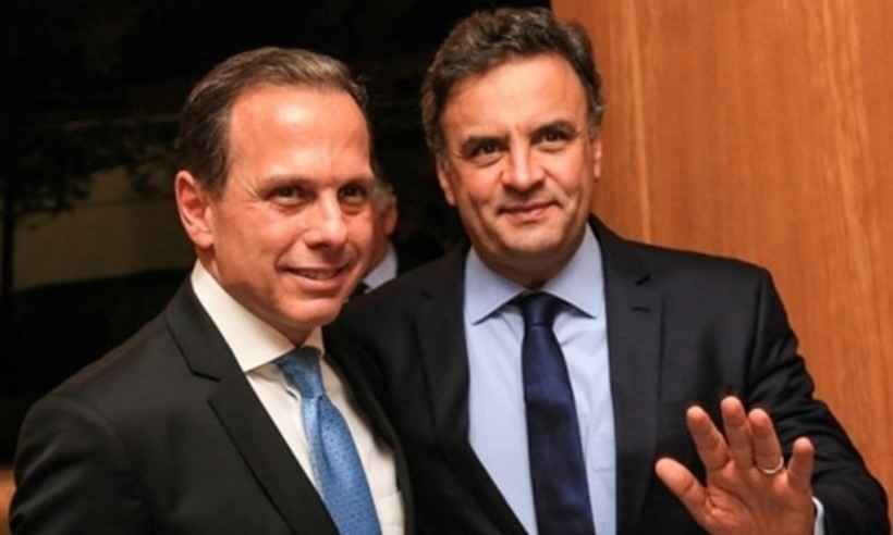 Após Doria chamar Aécio de covarde, PSDB de MG repudia falas do governador - Redes Sociais/Reprodução