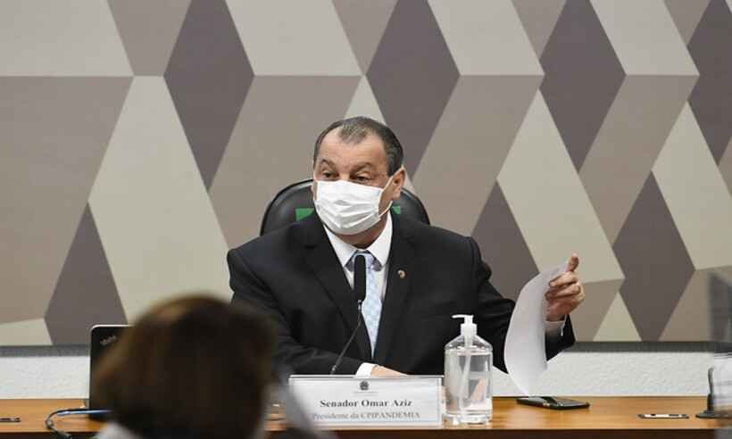 Omar Aziz sobre Santana: 'Ele era lobista dentro do Ministério da Saúde' - Agência Senado/Reprodução