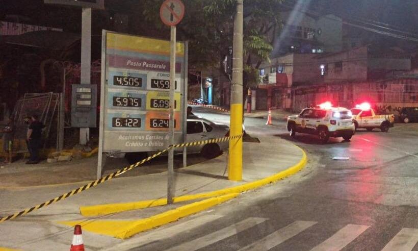 Vazamento de combustível em posto de BH mobiliza Corpo de Bombeiros - Divulgação/BHTrans