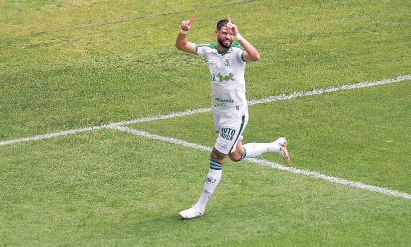 América: Fabrício Daniel se credencia a virar um dos xodós da torcida - RAMON LISBOA/EM/D.A PRESS