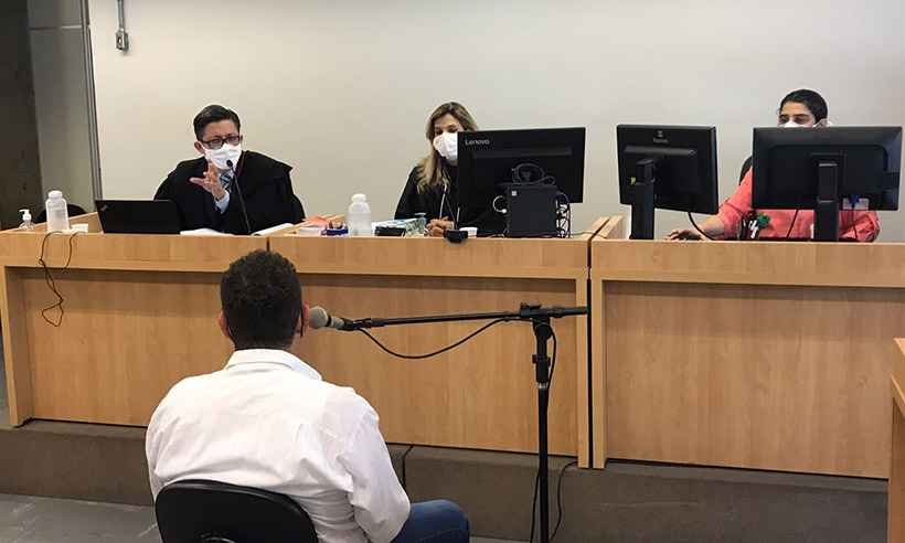 Problema técnico suspende júri de frentista acusado de matar cliente em BH - Marcelo Almeida/TJMG
