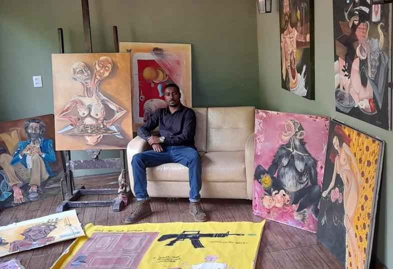 Artista faz vaquinha on-line para expor obras em bienal de arte na Itália - Divulgação/Asante