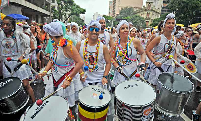 Blocos de Belo Horizonte convidam para desfile on-line no domingo à tarde - Alexandre Guzanshe/EM/D.A Press/25/2/20