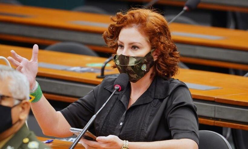 Carla Zambelli é intimada a depor na PF sobre manifestações do dia 7 - Pablo Valadares/Câmara dos Deputados
